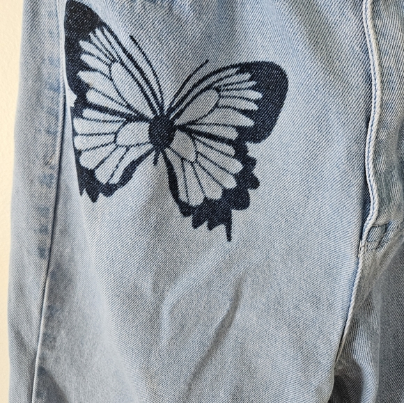 Simple society y2k style butterfly mom jeans - Picture 7 of 9